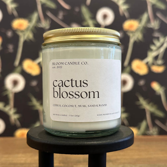 cactus blossom candle