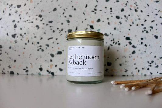 to the moon & back candle